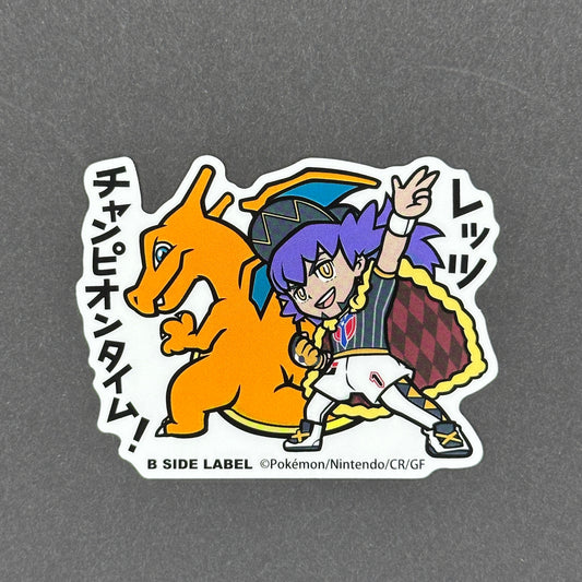 Pokémon - Leon & Charizard - B-Side Label Collab Sticker