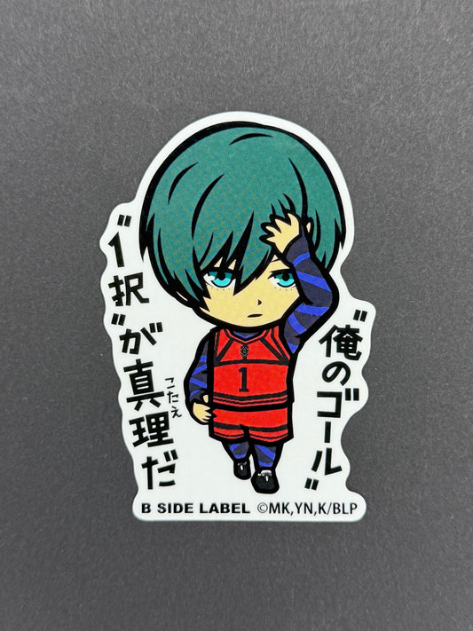 B-SIDE LABEL Collab Sticker - Blue Lock - Itoshi Rin