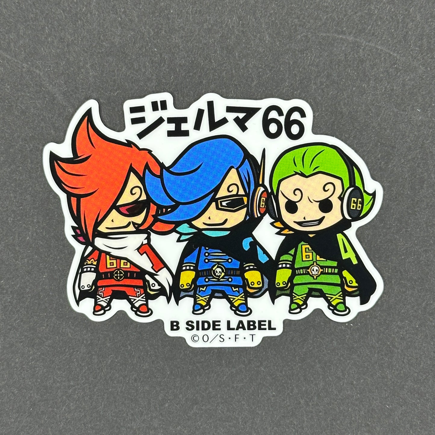 One Piece - Ichiji, Niji & Yonji - B-Side Label Collab Sticker