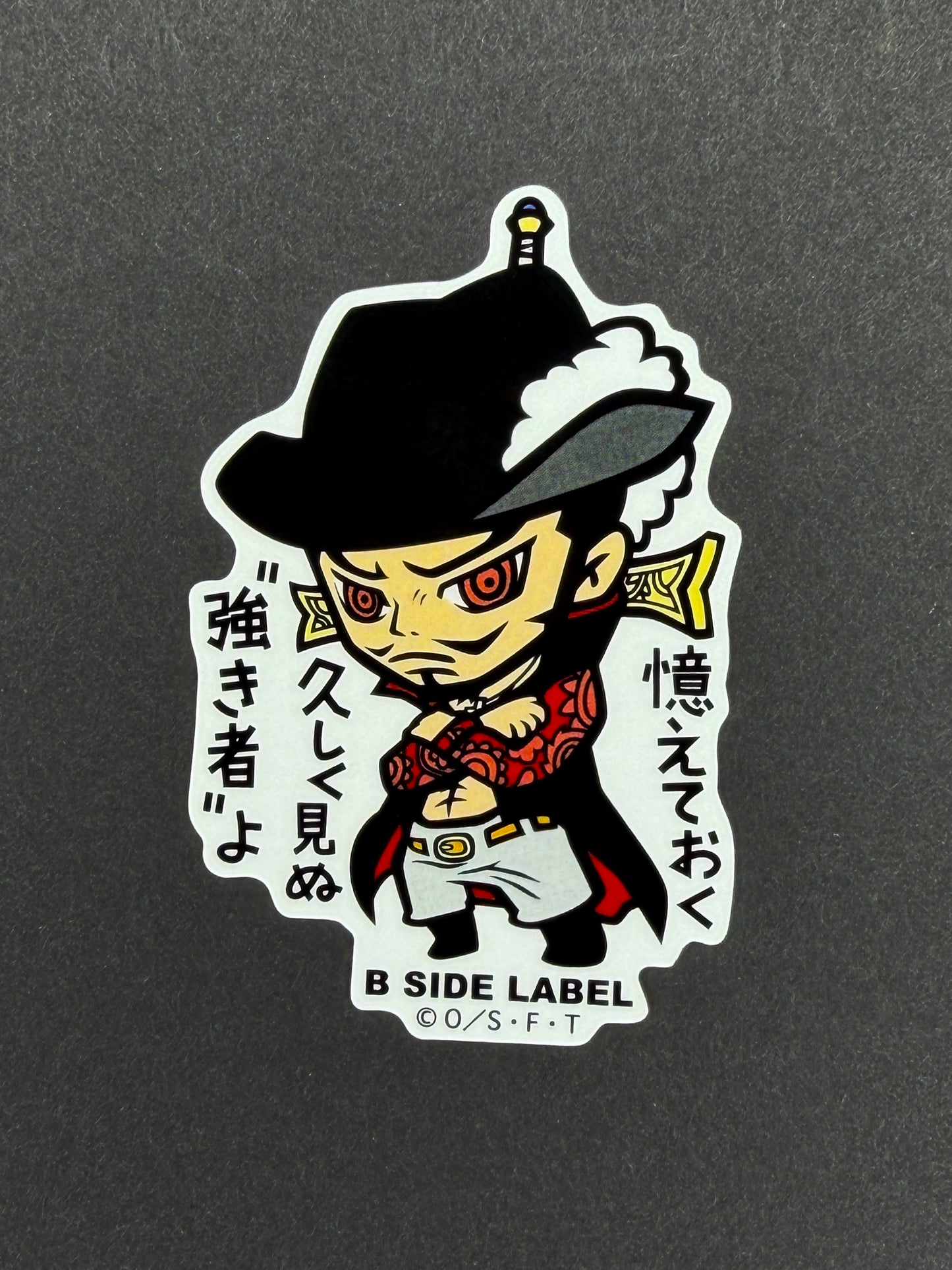 One Piece - Dracule Mihawk - B-Side Label Collab Sticker