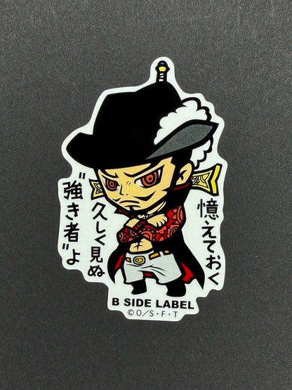 One Piece - Dracule Mihawk - B-Side Label Collab Sticker