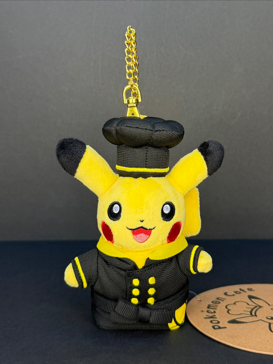 Pokémon Cafe - Patissier Pikachu Mascot Plush Keychain