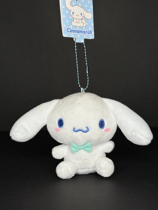 Sanrio Original Cinnamoroll Mascot Plush Keychain