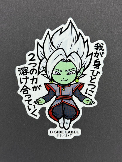 B-SIDE LABEL Collab Sticker - Dragonball Super - Fused Zamasu