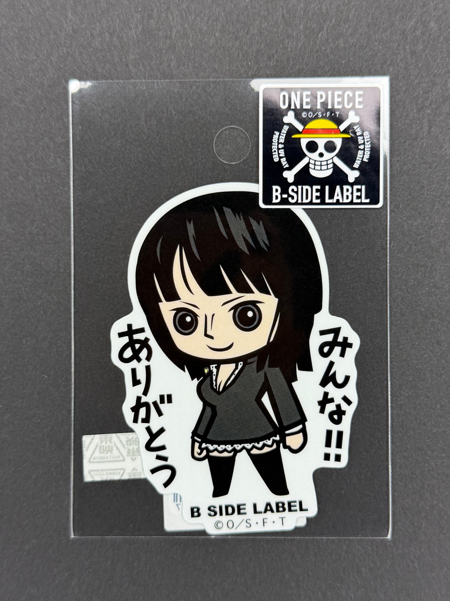B-SIDE LABEL Collab Sticker - One Piece - Nico Robin (Water 7)