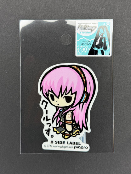 B-SIDE LABEL Collab Sticker - Hatsune Miku - Megurine Luka