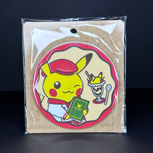 Pokémon Cafe - Waitress Pikachu Rubber Coaster