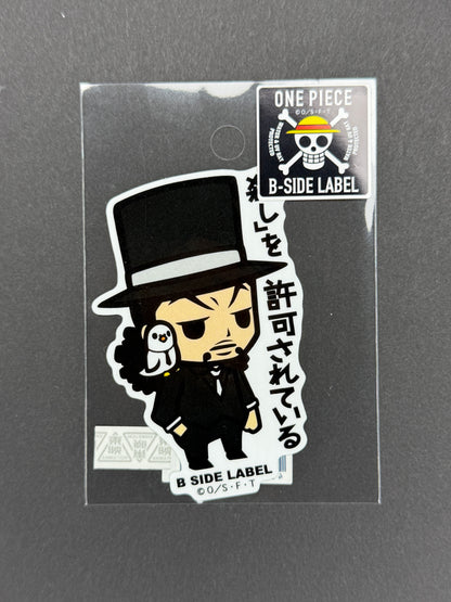 B-SIDE LABEL Collab Sticker - One Piece - Rob Lucci (CP9)