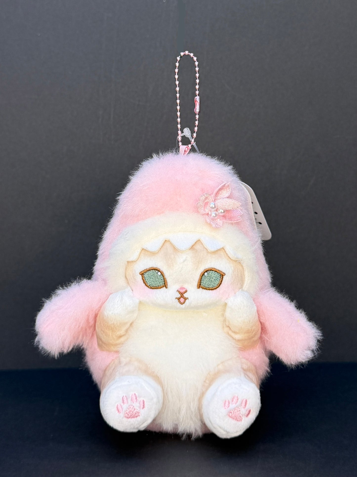 Mofusand Shark Cat Plush Mascot (Sakura Pink)