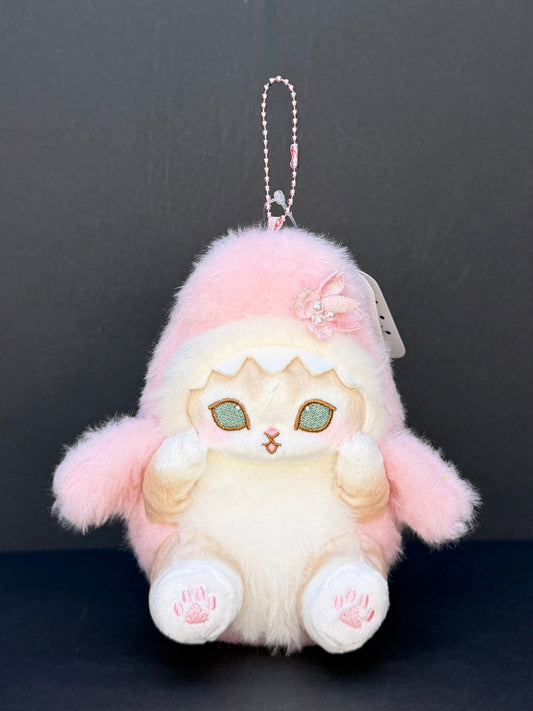 Mofusand Shark Cat Plush Mascot (Sakura Pink)