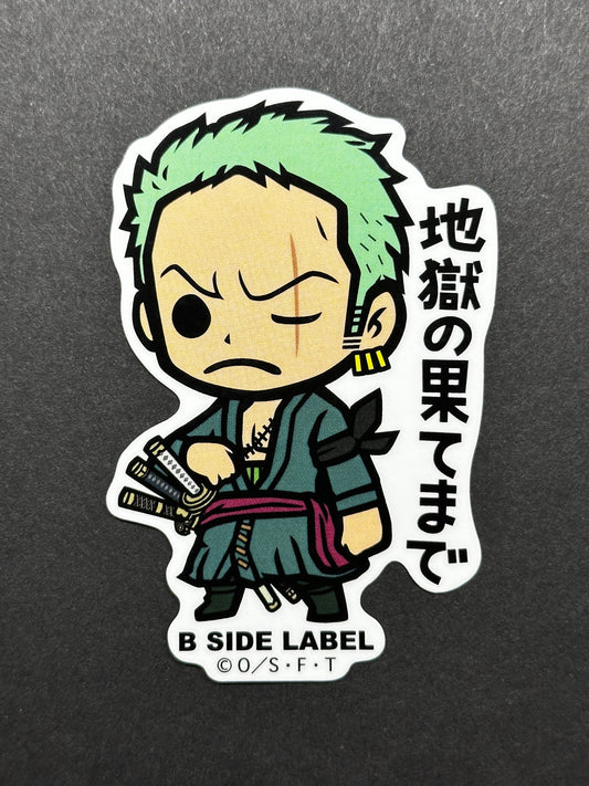 One Piece - Roronoa Zoro (Sabaody) - B-Side Label Collab Sticker