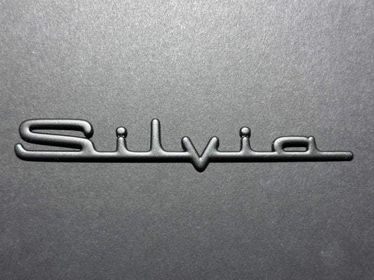 Nissan Genuine Silvia Black Trunk Emblem (for S14 Silvia) - 84895-65F60