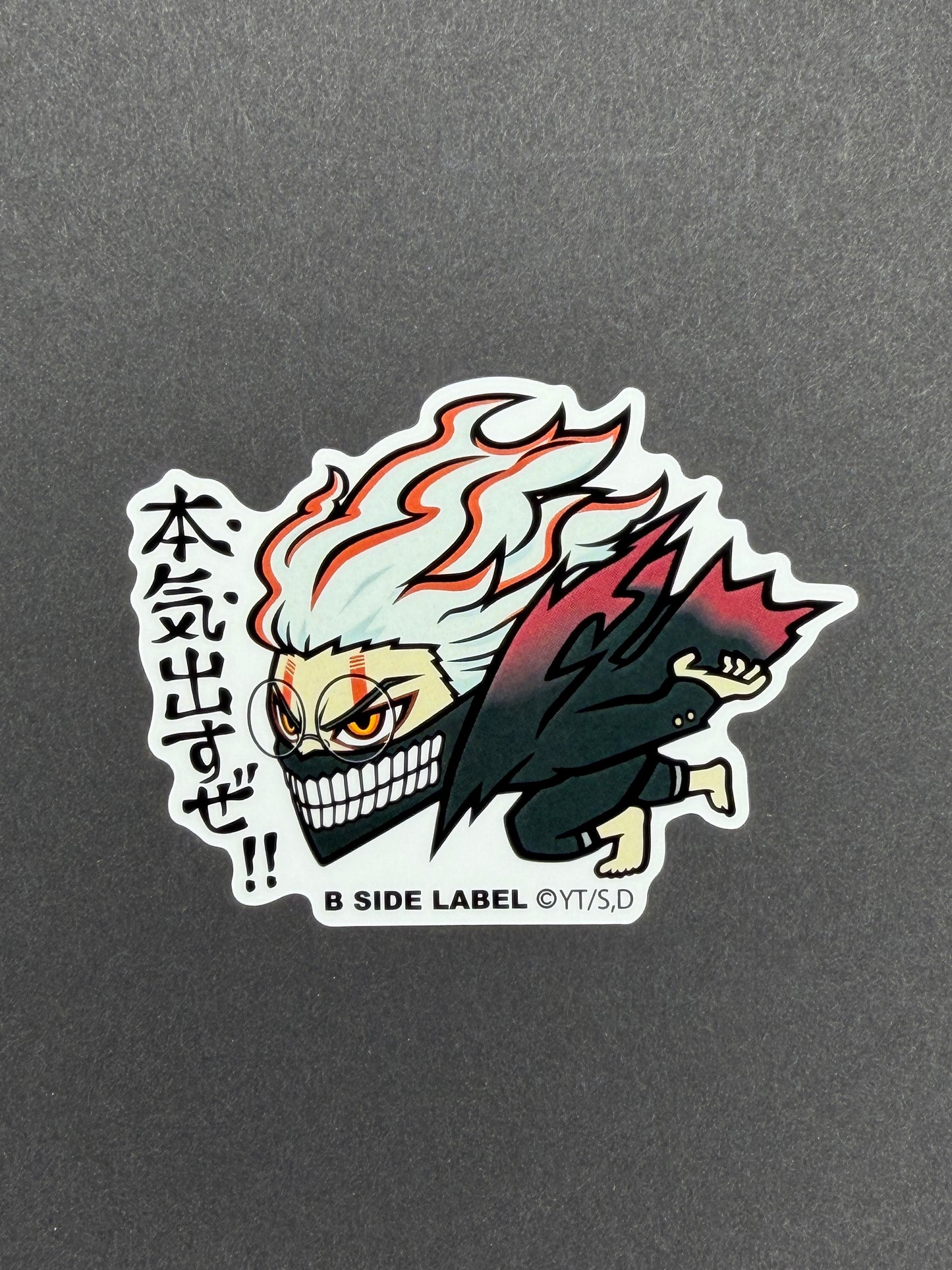 Dandadan - Okarun (Turbo Granny Form - "I'm serious!!") - B-Side Label Collab Sticker