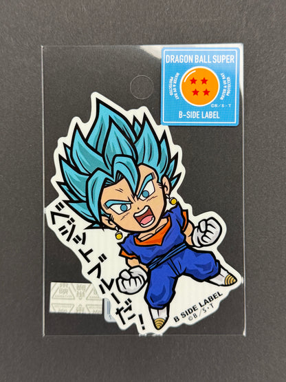 B-SIDE LABEL Collab Sticker - Dragonball Super - Super Saiyan God Super Saiyan Vegito