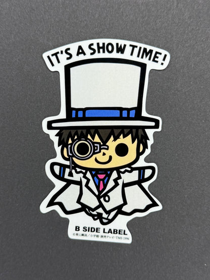 B-SIDE LABEL Collab Sticker - Detective Conan - Phantom Thief Kid ("IT'S SHOWTIME!")