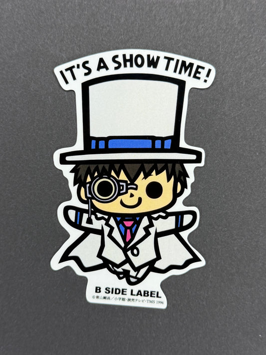 B-SIDE LABEL Collab Sticker - Detective Conan - Phantom Thief Kid ("IT'S SHOWTIME!")