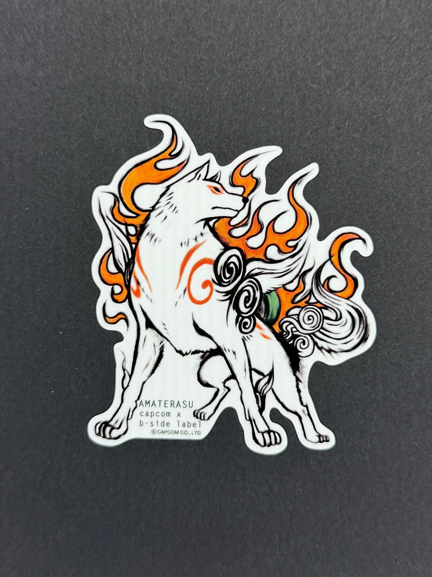 B-SIDE LABEL Collab Sticker - Capcom - Okami - Amaterasu
