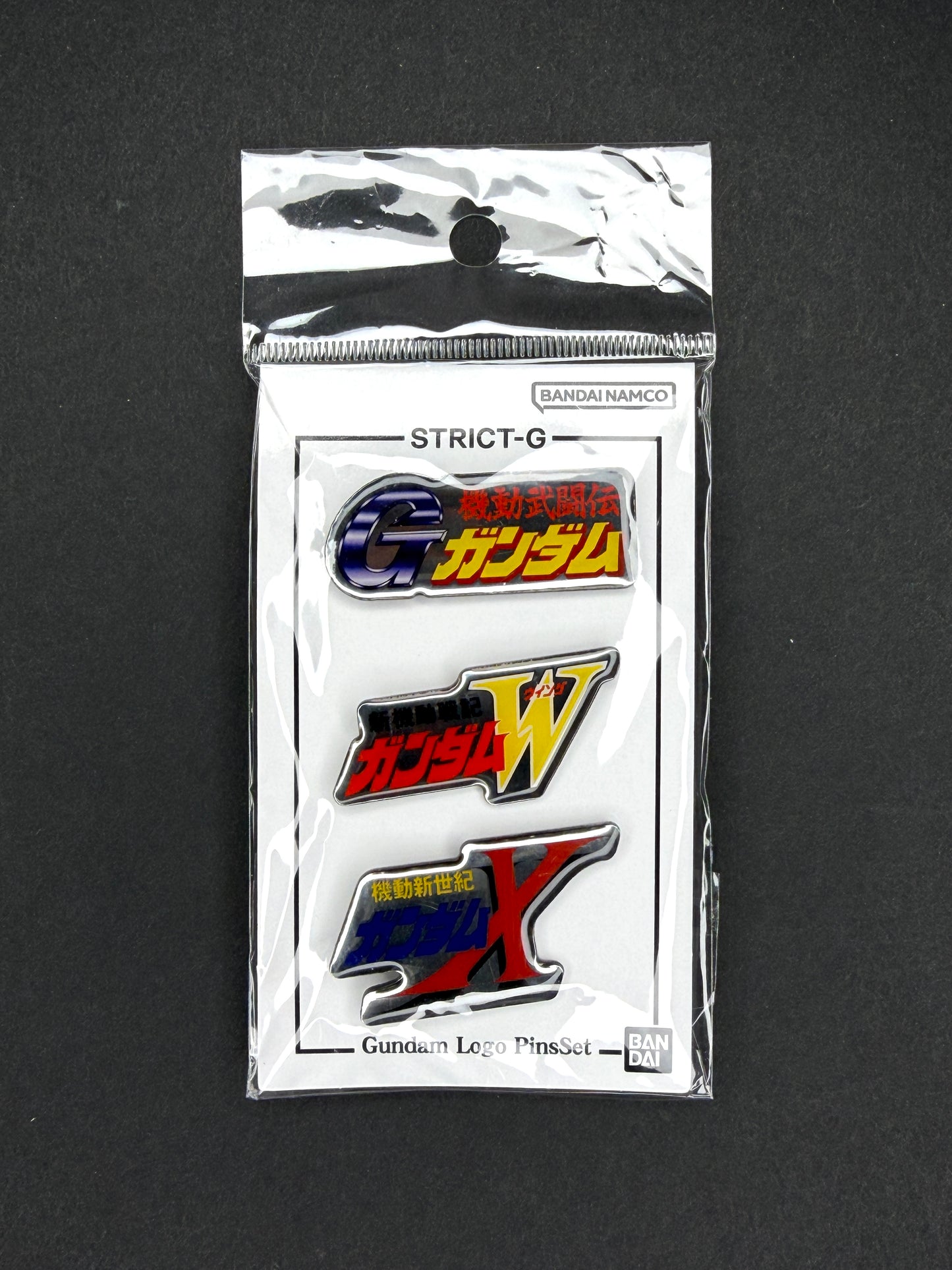 Strict G - Gundam Series Logo Pins Set B