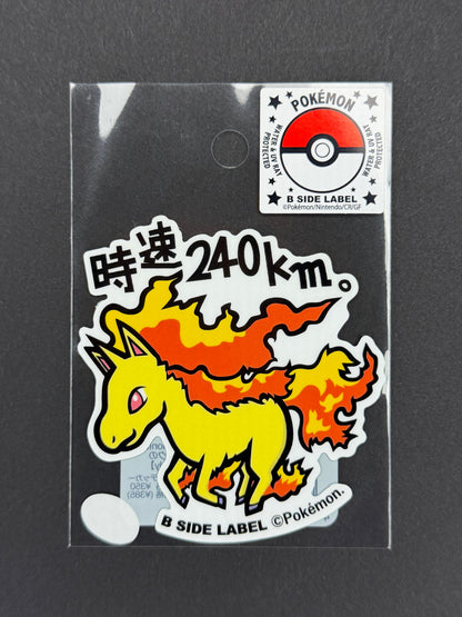 B-SIDE LABEL Collab Sticker - Pokémon - Rapidash