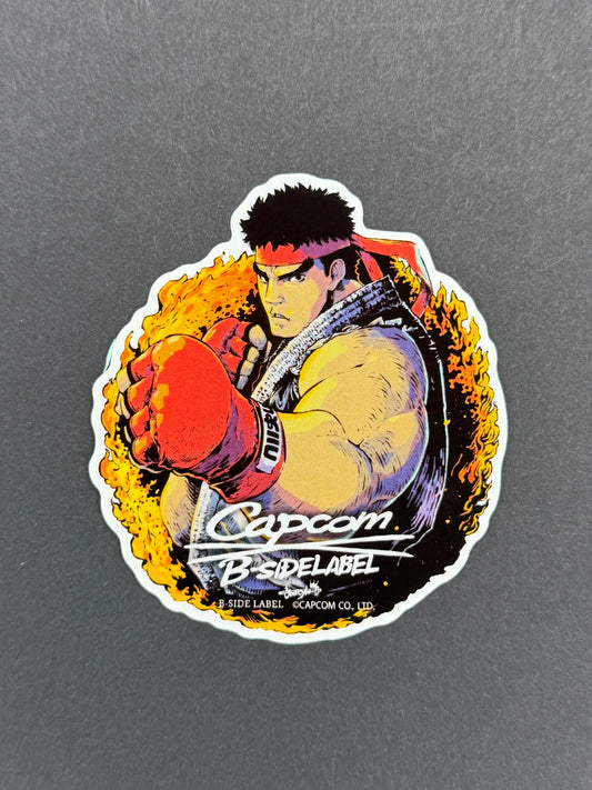 B-SIDE LABEL Collab Sticker - Capcom - Street Fighter - Ryu (Street Fighter 6)