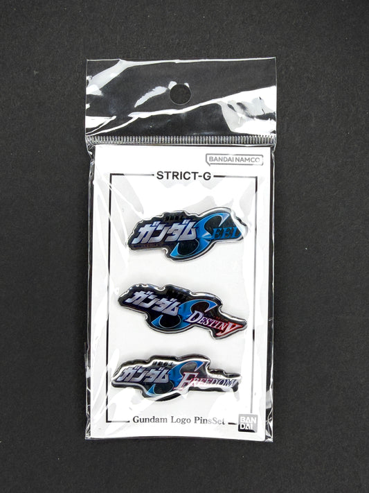 Strict G - Gundam Series Logo Pins Set C