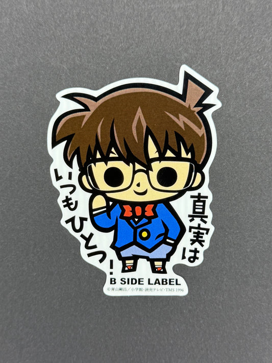 B-SIDE LABEL Collab Sticker - Detective Conan - Conan Edogawa