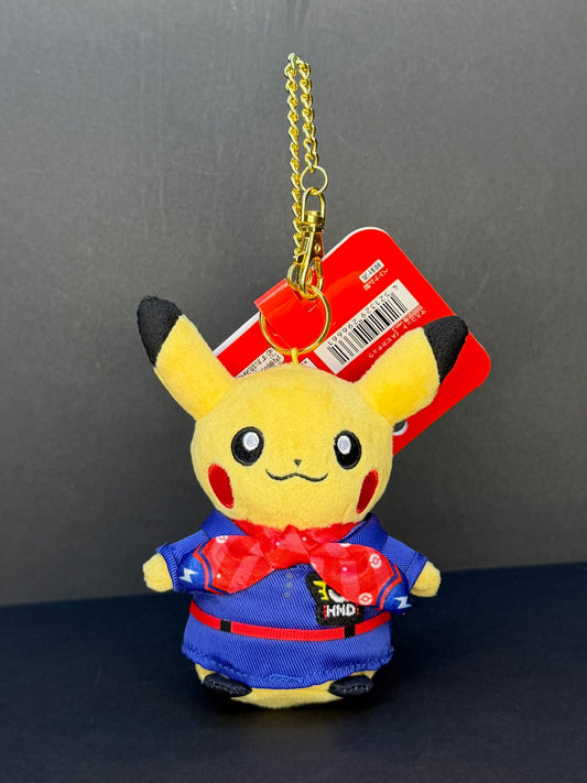 Pokémon Center Haneda Airport - Pikachu Cabin Attendant Plush Keychain