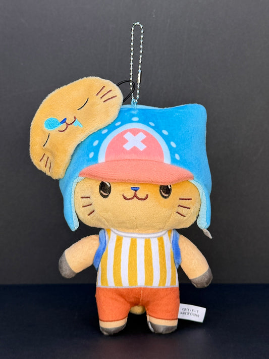 One Piece Mugiwara Store - One Piece with Cat Mascot Plush with Eye Mask - Chopper