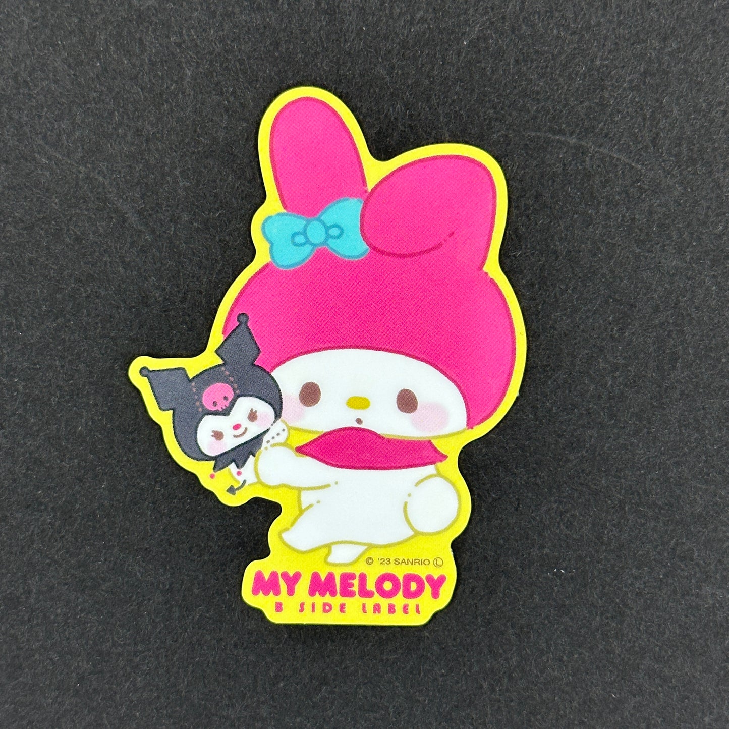 Sanrio Characters - My Melody with Kuromi Doll - B-Side Label Collab Sticker