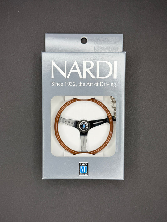 Nardi Classic Steering Wheel Keyholder - Wood/Black Finish
