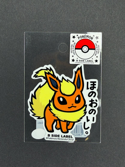 Pokémon - Flareon - B-Side Label Collab Sticker