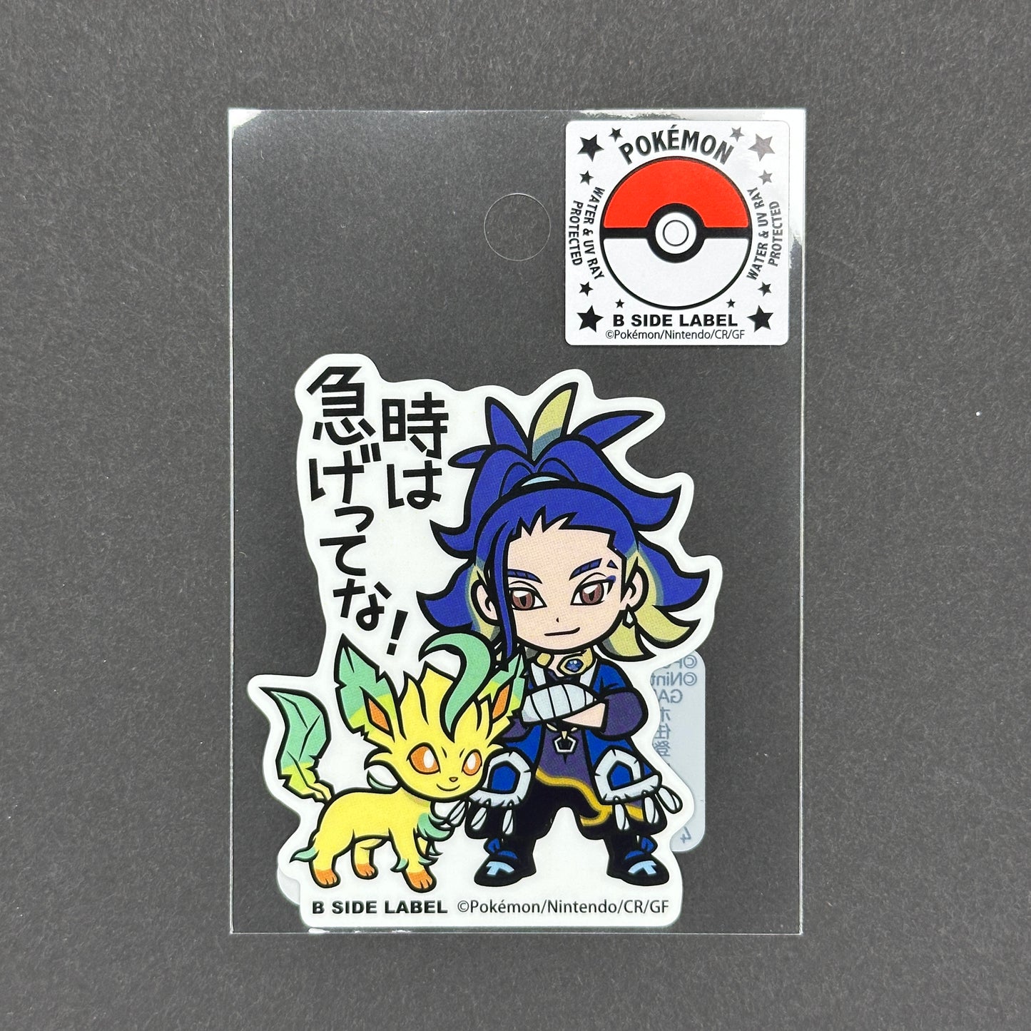 Pokémon - Adaman & Leafeon - B-Side Label Collab Sticker