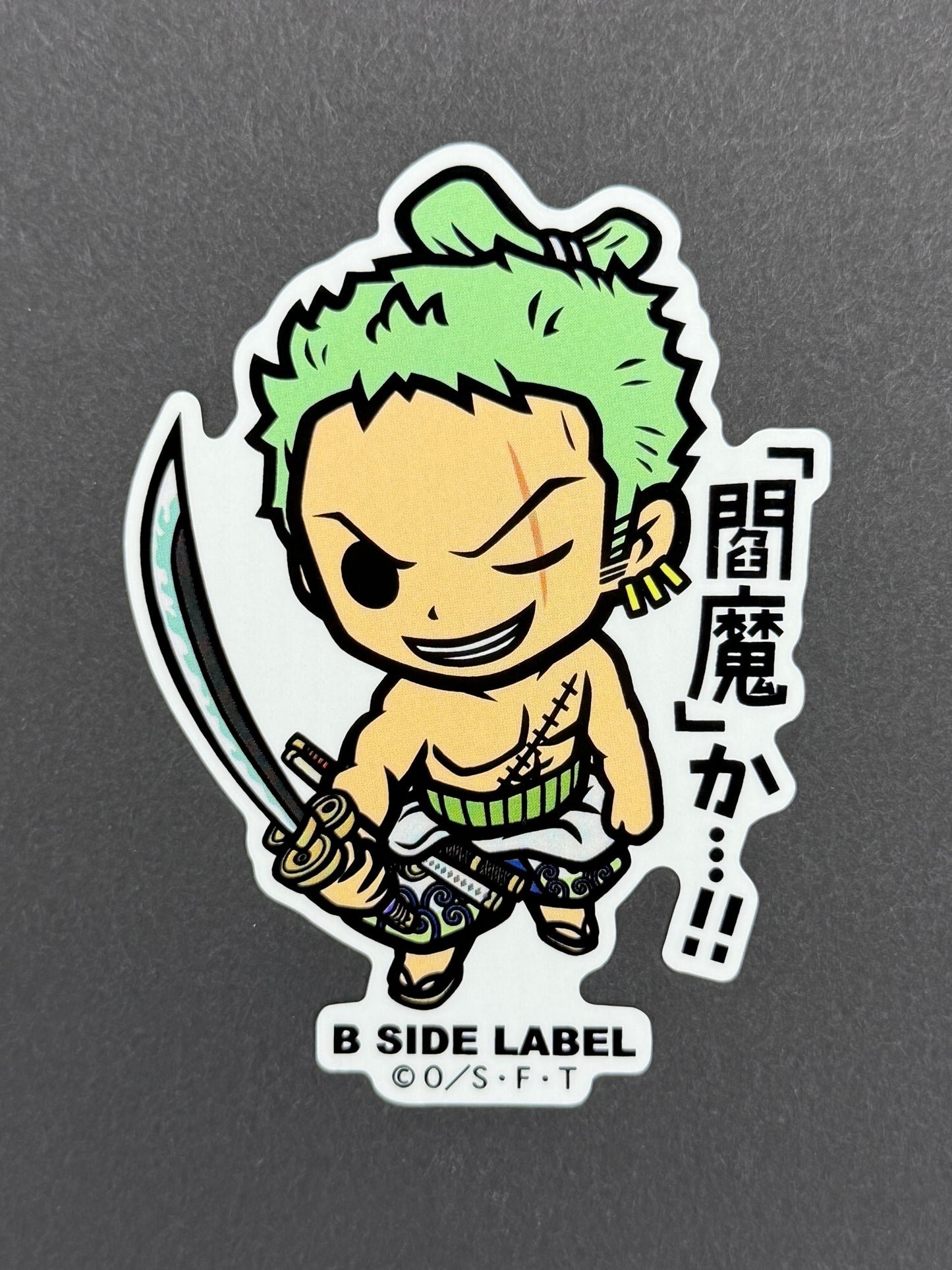 B-SIDE LABEL Collab Sticker - One Piece - Zorojuro