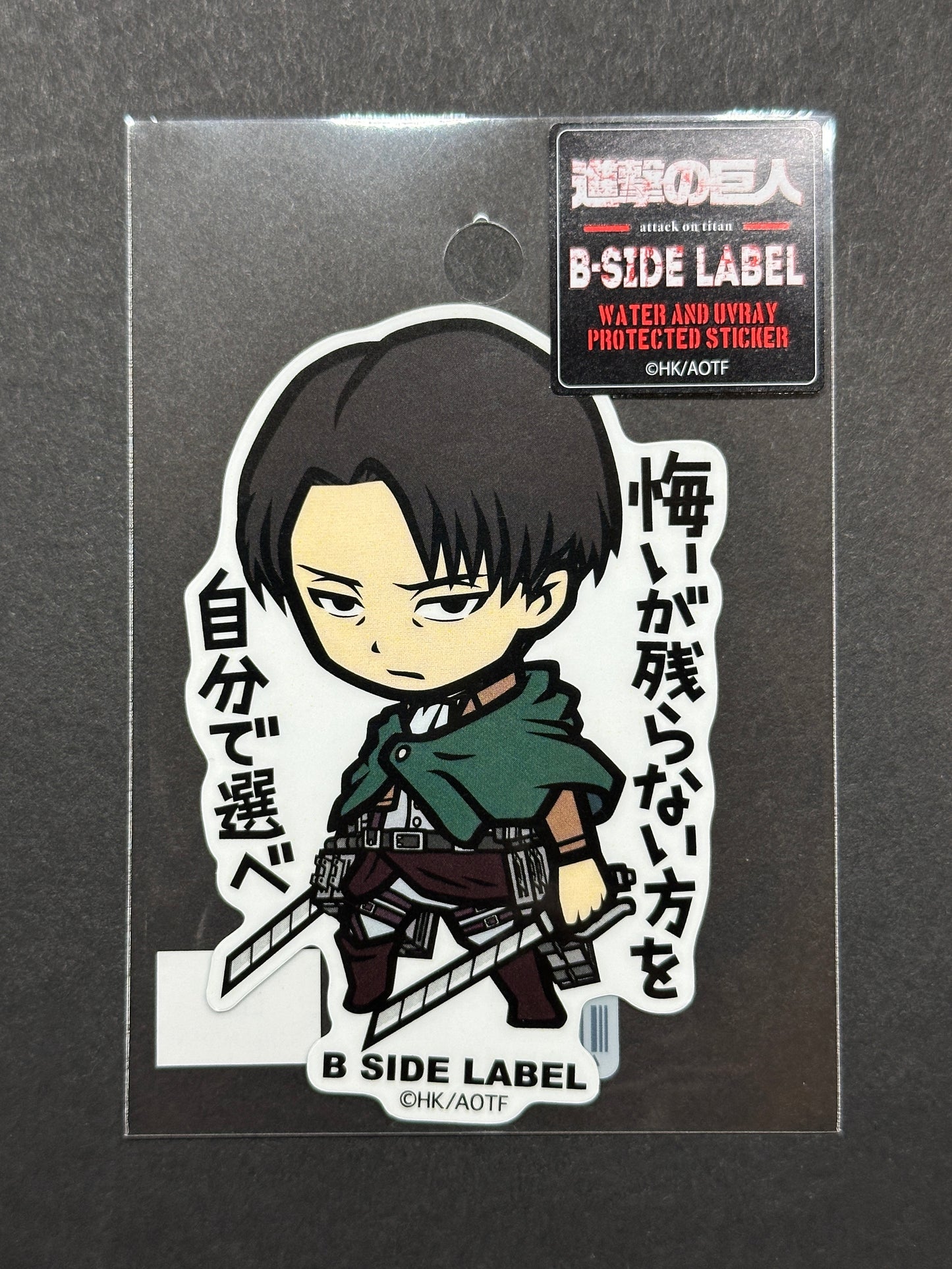 Attack on Titan - Levy Ackerman - B-Side Label Collab Sticker