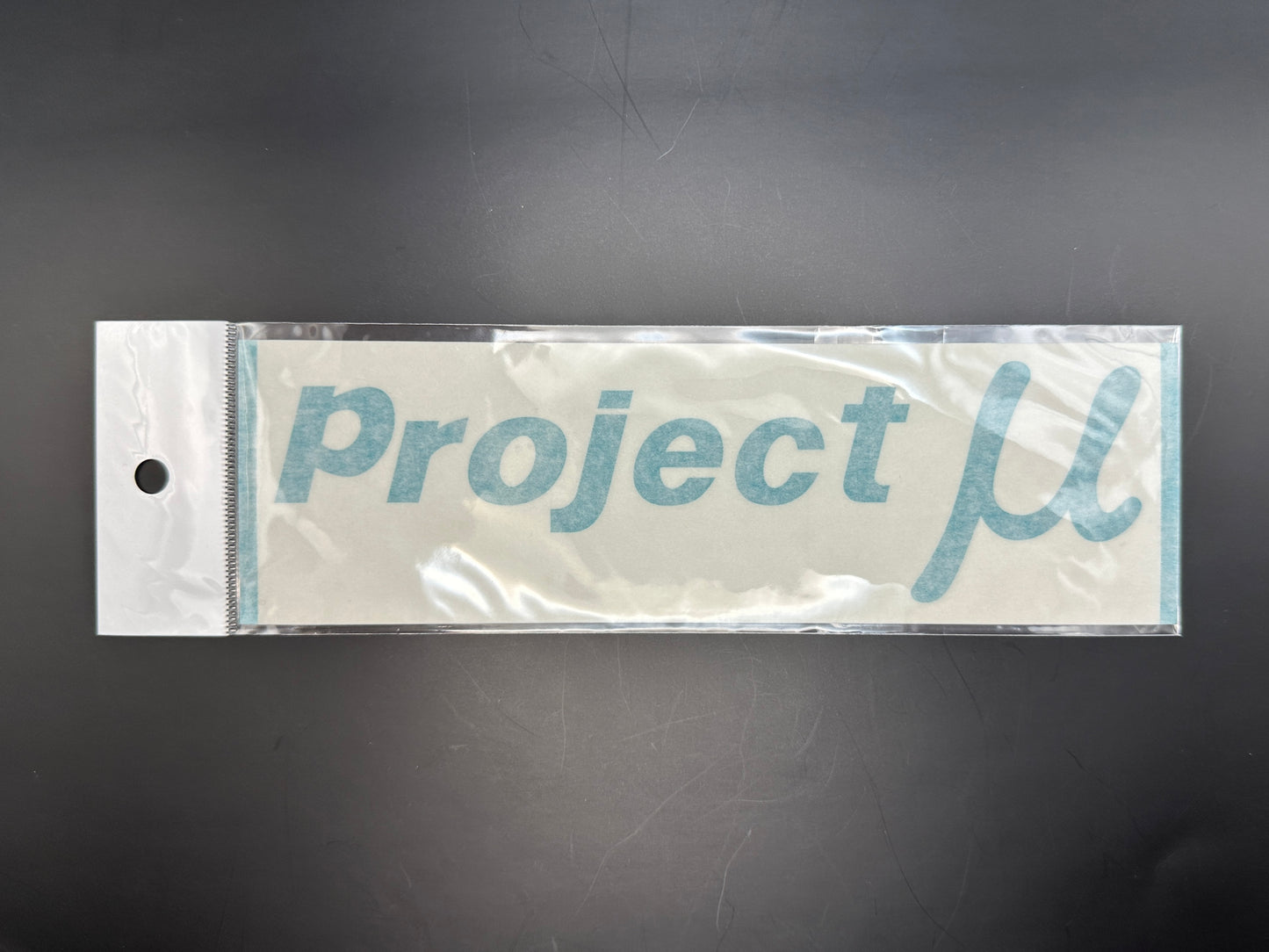 Project Mu Medium Decal - Teal