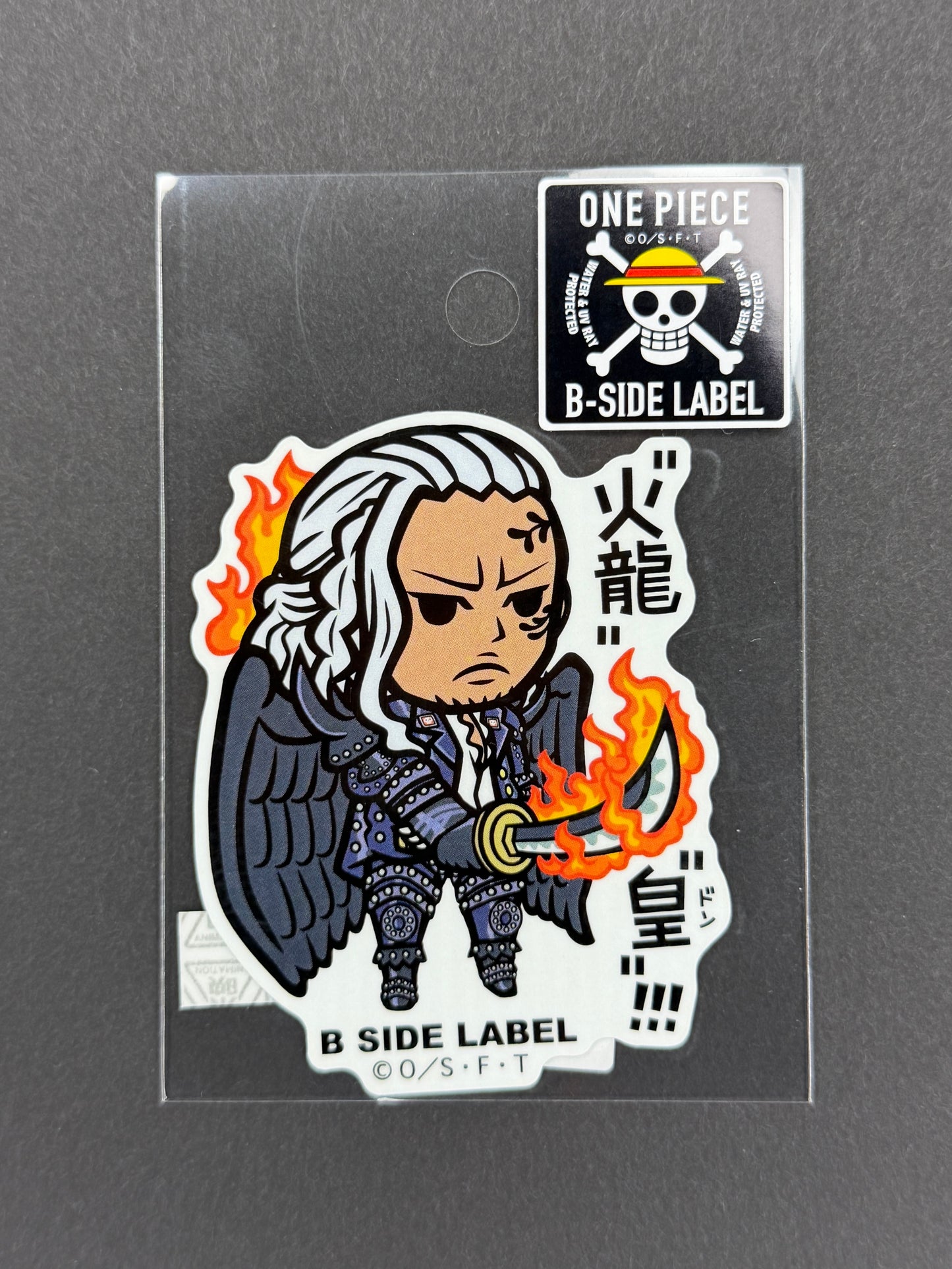 B-SIDE LABEL Collab Sticker - One Piece - King (Wano)