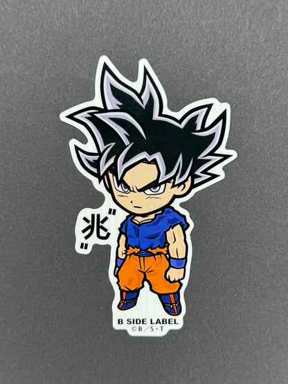 B-SIDE LABEL Collab Sticker - Dragonball Super - Ultra Instinct Goku