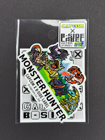 B-SIDE LABEL Collab Sticker - Capcom - Monster Hunter - Gathering
