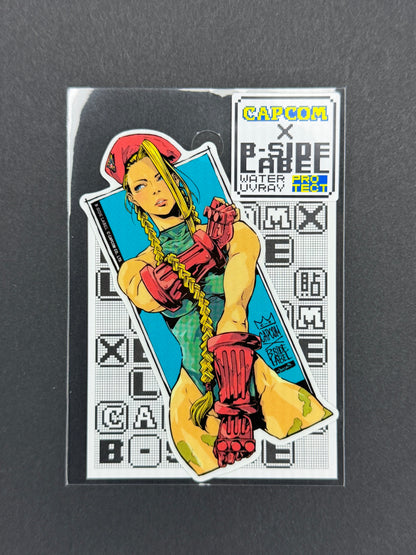 B-SIDE LABEL Collab Sticker - Capcom - Street Fighter - Cammy (Front View)