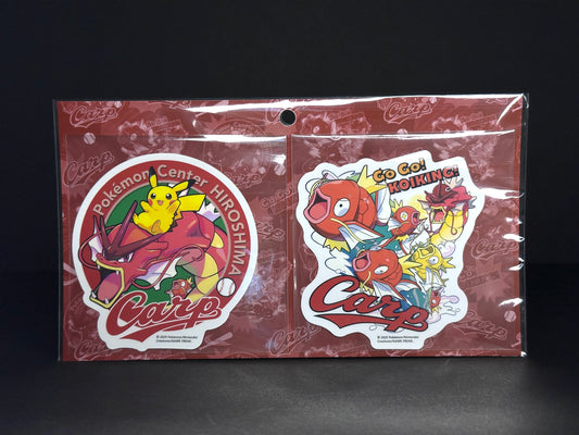 Pokémon Center Hiroshima x Carp Sticker Set