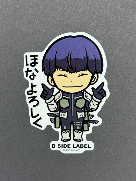 B-SIDE LABEL Collab Sticker - Kaiju No. 8 - Soshiro Hoshina