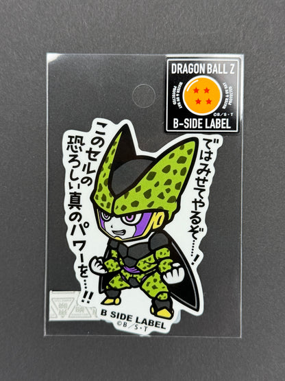 B-SIDE LABEL Collab Sticker - Dragonball Z - Perfect Cell