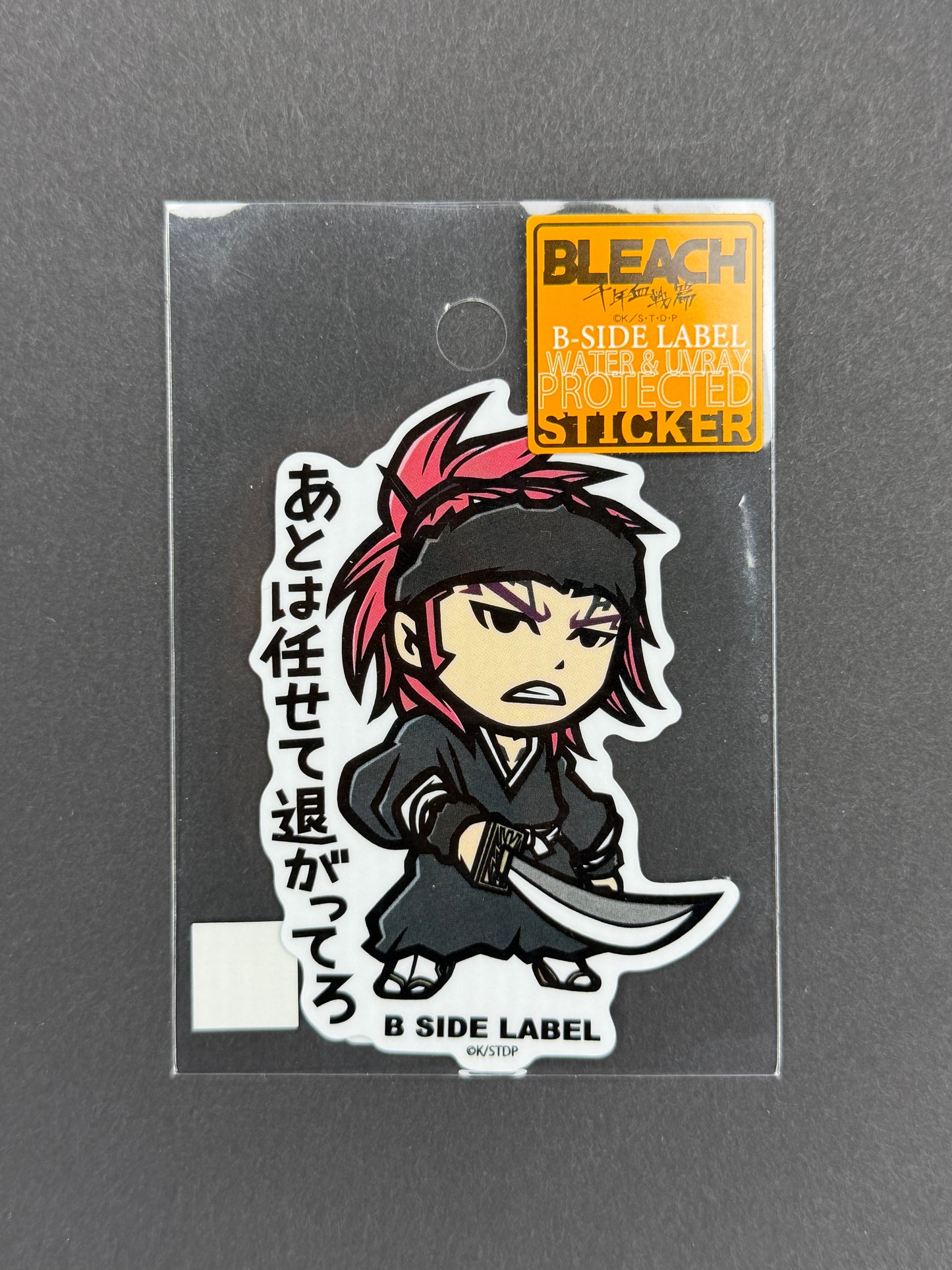 B-SIDE LABEL Collab Sticker - Bleach: Thousand-Year Blood War - Renji