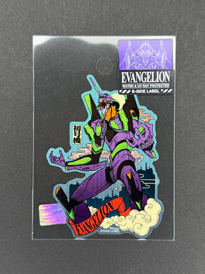 B-SIDE LABEL Collab Sticker - Neon Genesis Evangelion - Unit-01 (Ukiyo-e)