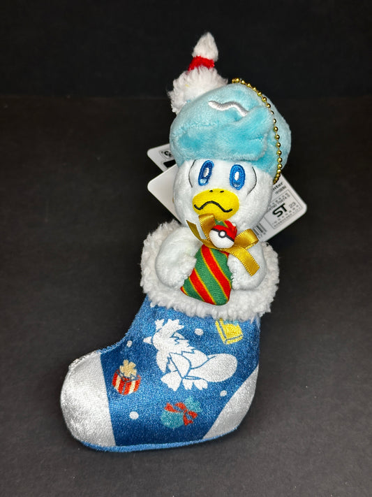 Pokemon Paldea's Christmas Market Quaxly in Stocking Plush