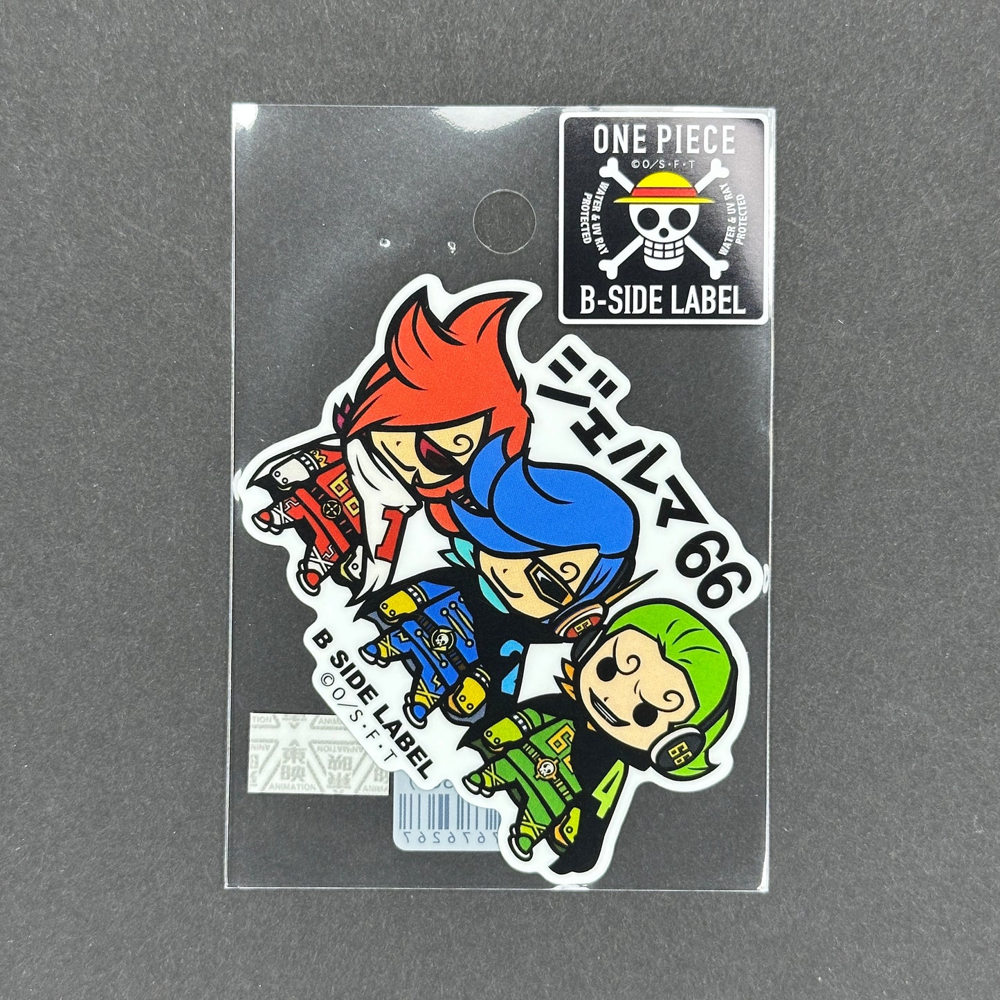 One Piece - Ichiji, Niji & Yonji - B-Side Label Collab Sticker
