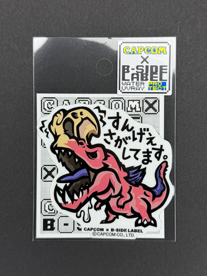 B-SIDE LABEL Collab Sticker - Capcom - Monster Hunter - Anjanath