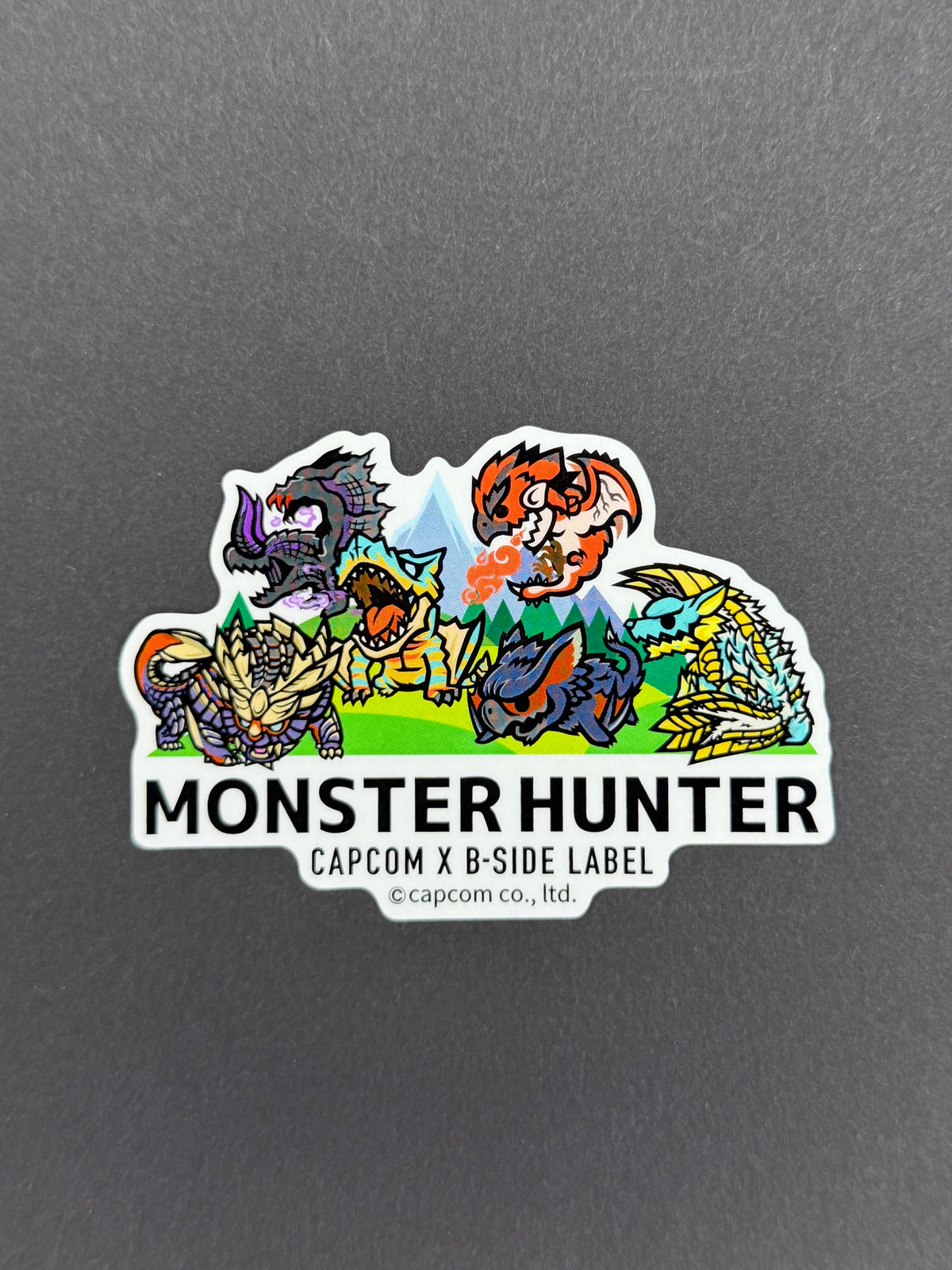 Capcom B Side Sticker B-SIDE LABEL Collab Sticker - Capcom - Monster Hunter - Gathering – eye ...