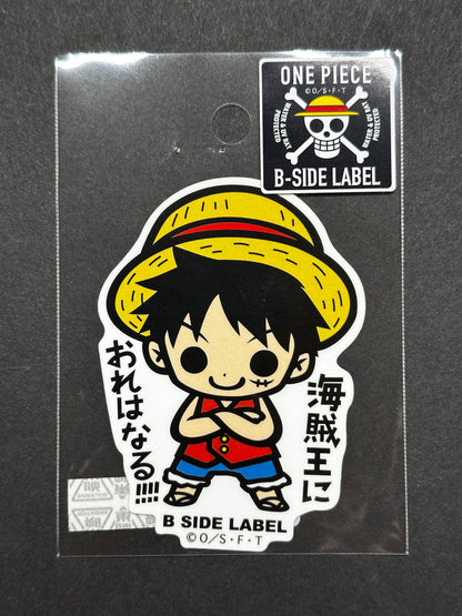 One Piece - Monkey D. Luffy (Romance Dawn) - B-Side Label Collab Sticker