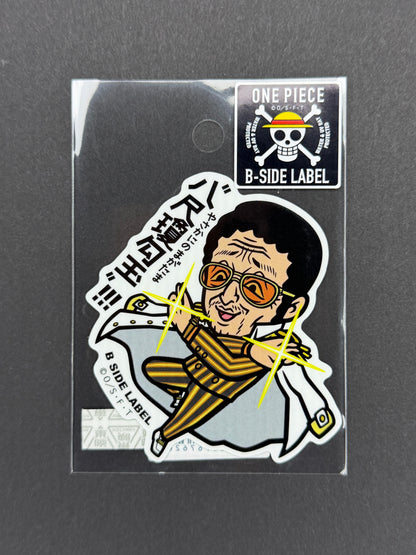 B-SIDE LABEL Collab Sticker - One Piece - Borsalino